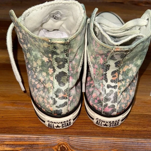 Converse Twisted Summer Floral and Animal Print High Top Sneakers - Picture 3 of 6